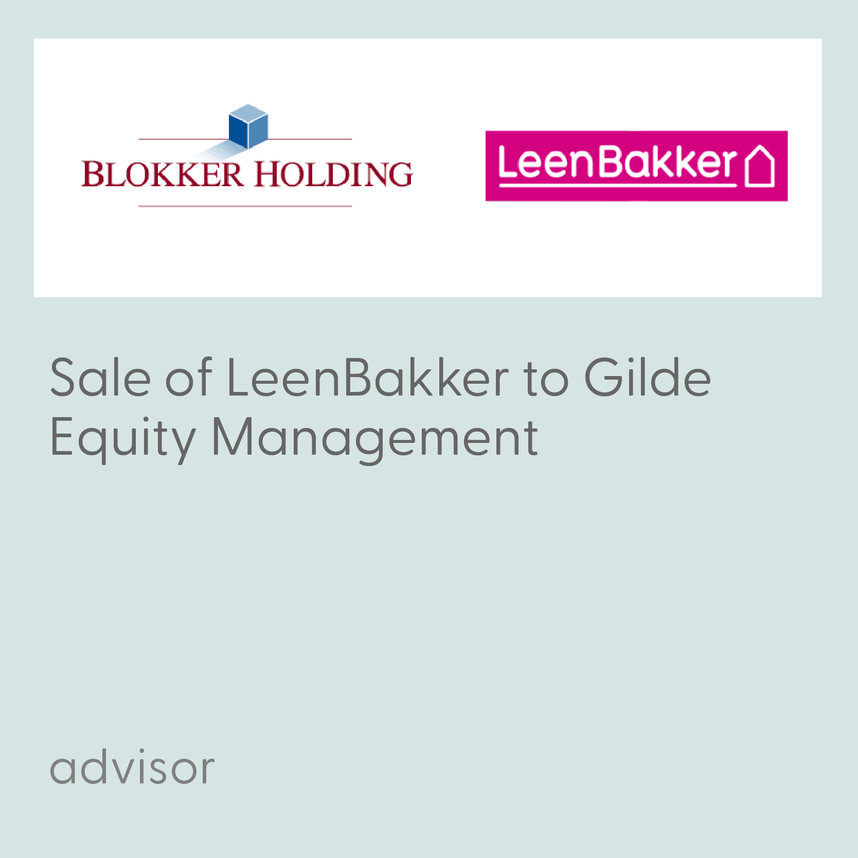 kant Alabama shit Blokker Holding announced the sale of Leen Bakker - AXECO Corporate Finance